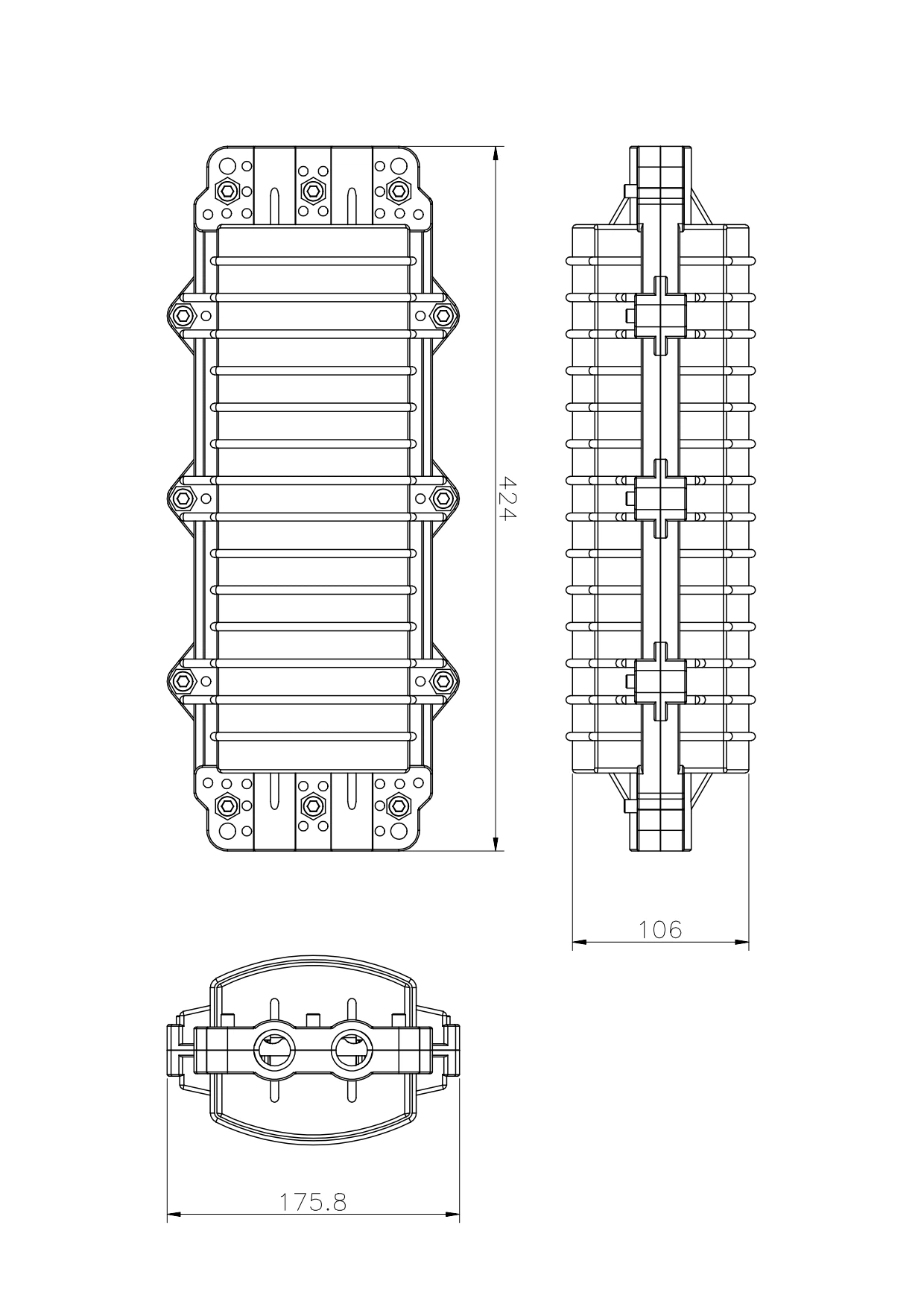 Fiber Optic splice closure