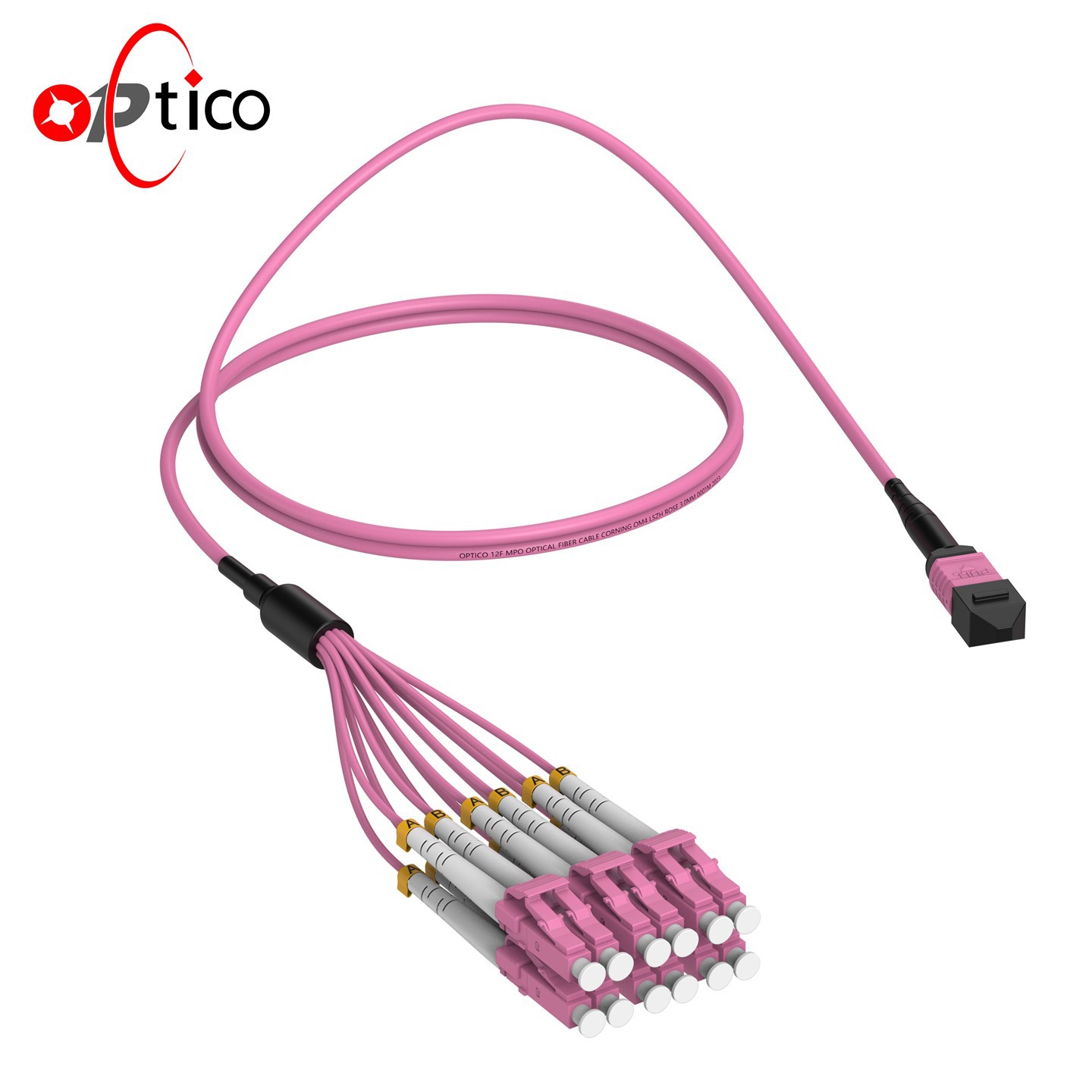 MTP 6LC Duplex OM4 Branch Patchcord